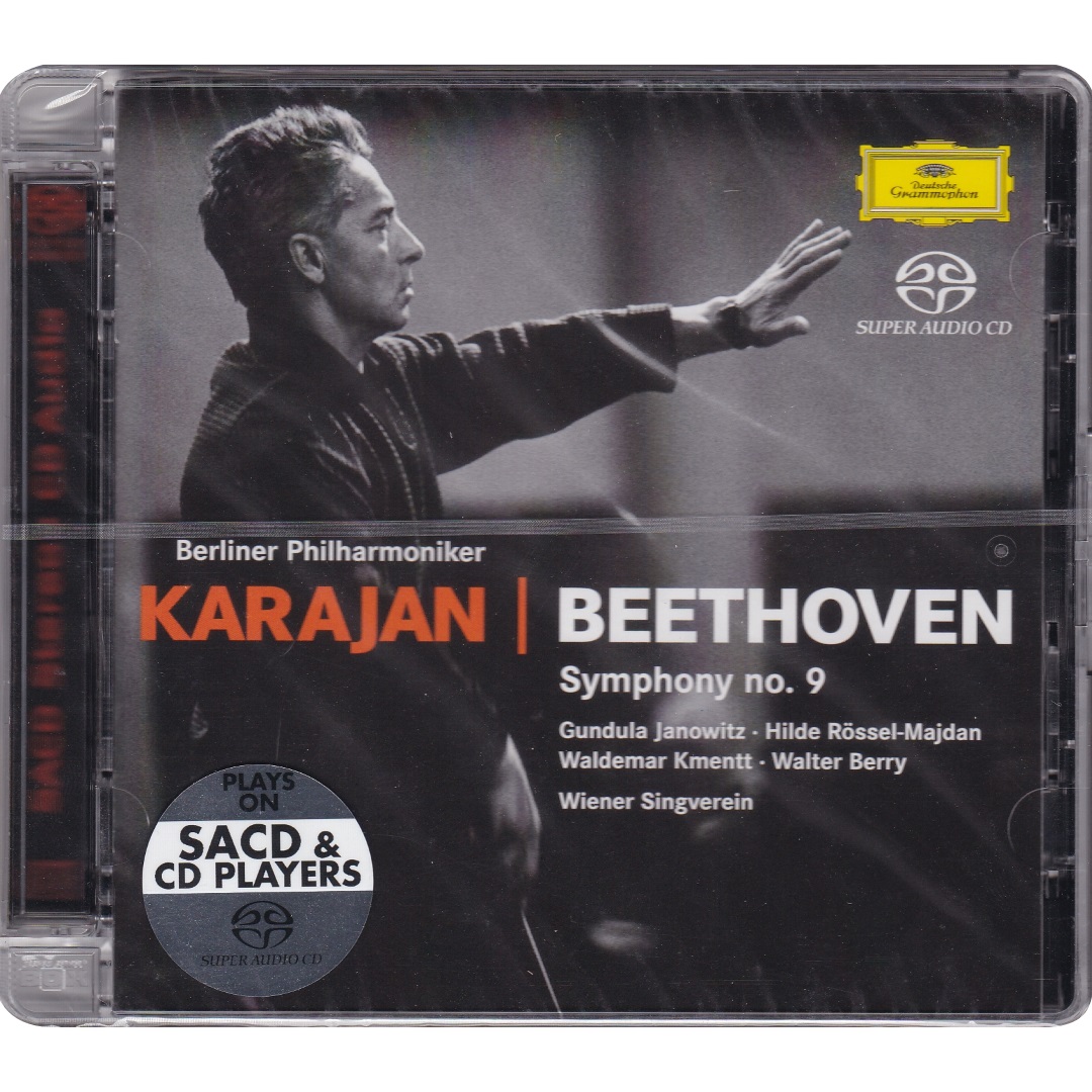 Herbert Von Karajan / Beethoven: Symphony No. 9 in D minor "Choral" (Ludwig van Beethoven) [Hybrid Multichannel / Stereo SACD-DSD] в интернет магазине CD Good