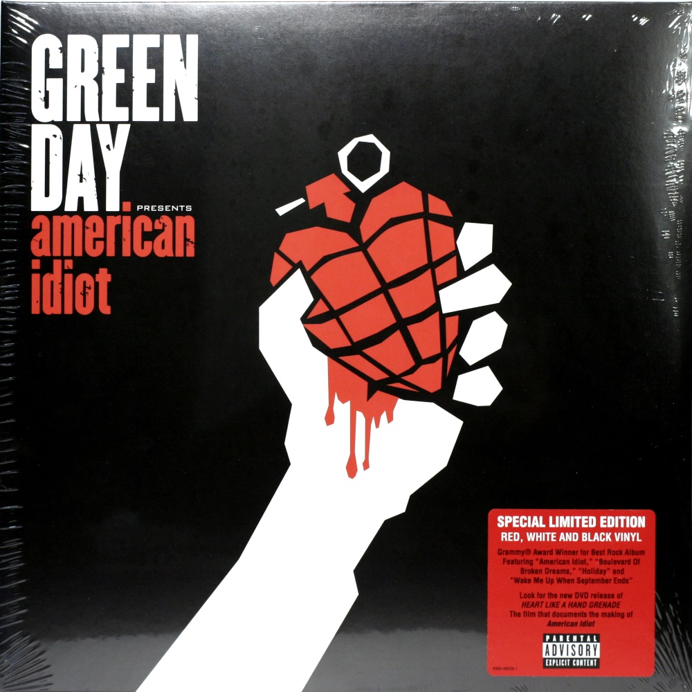 Green Day / American Idiot (LP1 Red and Black, LP2 Grey and Black) [2 X LP] в интернет магазине CD Good