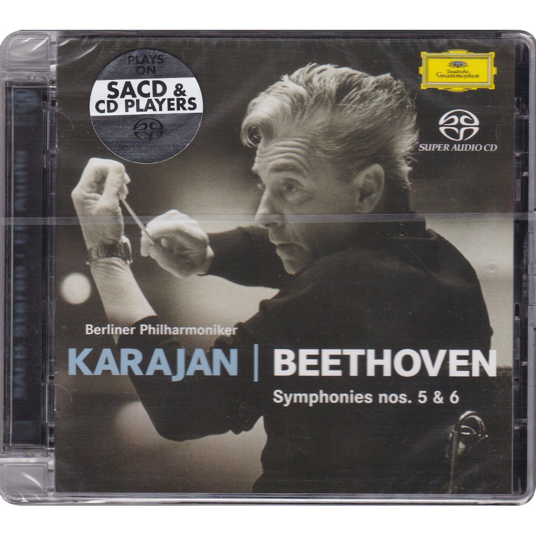 Herbert Von Karajan / Beethoven: Symphonies No. 5 & 6 "Pastoral" (Ludwig van Beethoven) [Hybrid Multichannel / Stereo SACD-DSD] в интернет магазине CD Good