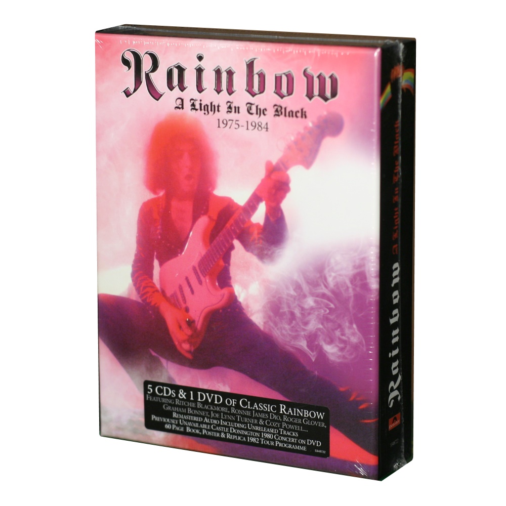 Rainbow ‎/ A Light In The Black 1975-1984 (Deluxe Edition, Remastered, Compilation, 5 X CD-Audio, DVD-Video) [BOX SET] в интернет магазине CD Good