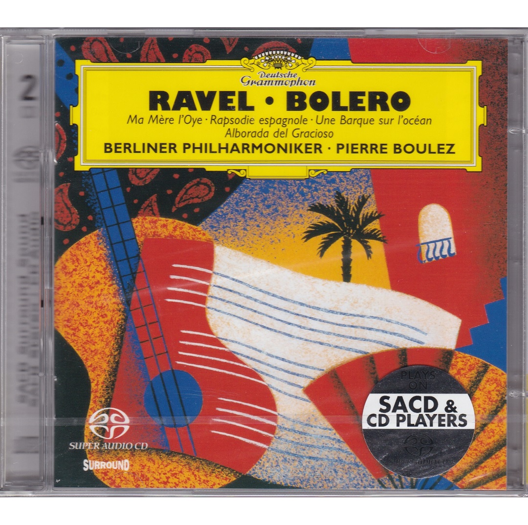 Pierre Boulez / Ravel: Bolero; Ma Mere l'Oye; Rapsodie espagnole; Une Barque sur l'ocean; Alborada del Gracioso (Joseph Maurice Ravel) [Hybrid Multichannel / Stereo 2 SACD-DSD] в интернет магазине CD Good