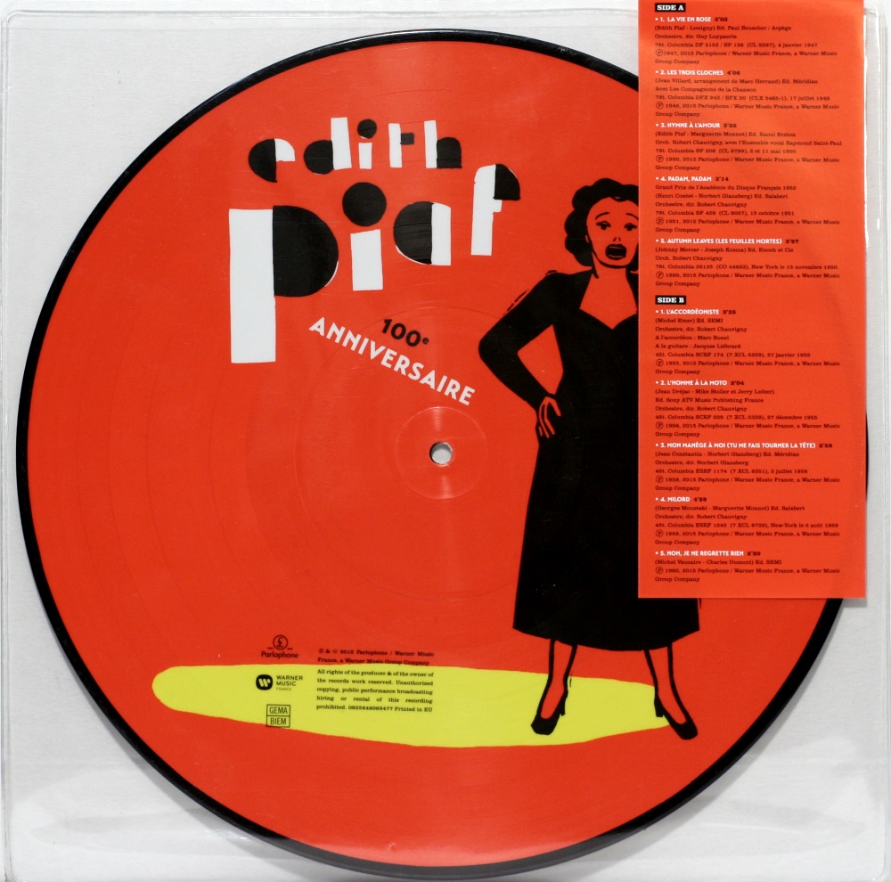 Edith Piaf / 100e Anniversaire (Compilation, Limited Edition, Picture Disc)  [LP] купить в интернет магазине CD Good