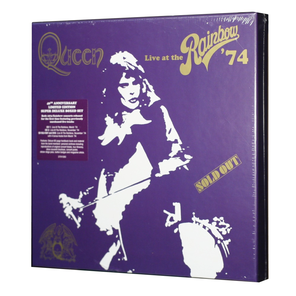 Queen / Live At The Rainbow '74 (Limited Edition, Remastered, 40th Anniversary Super Deluxe Edition, 2 X CD-Audio, Blu-ray, DVD) [BOX SET] в интернет магазине CD Good