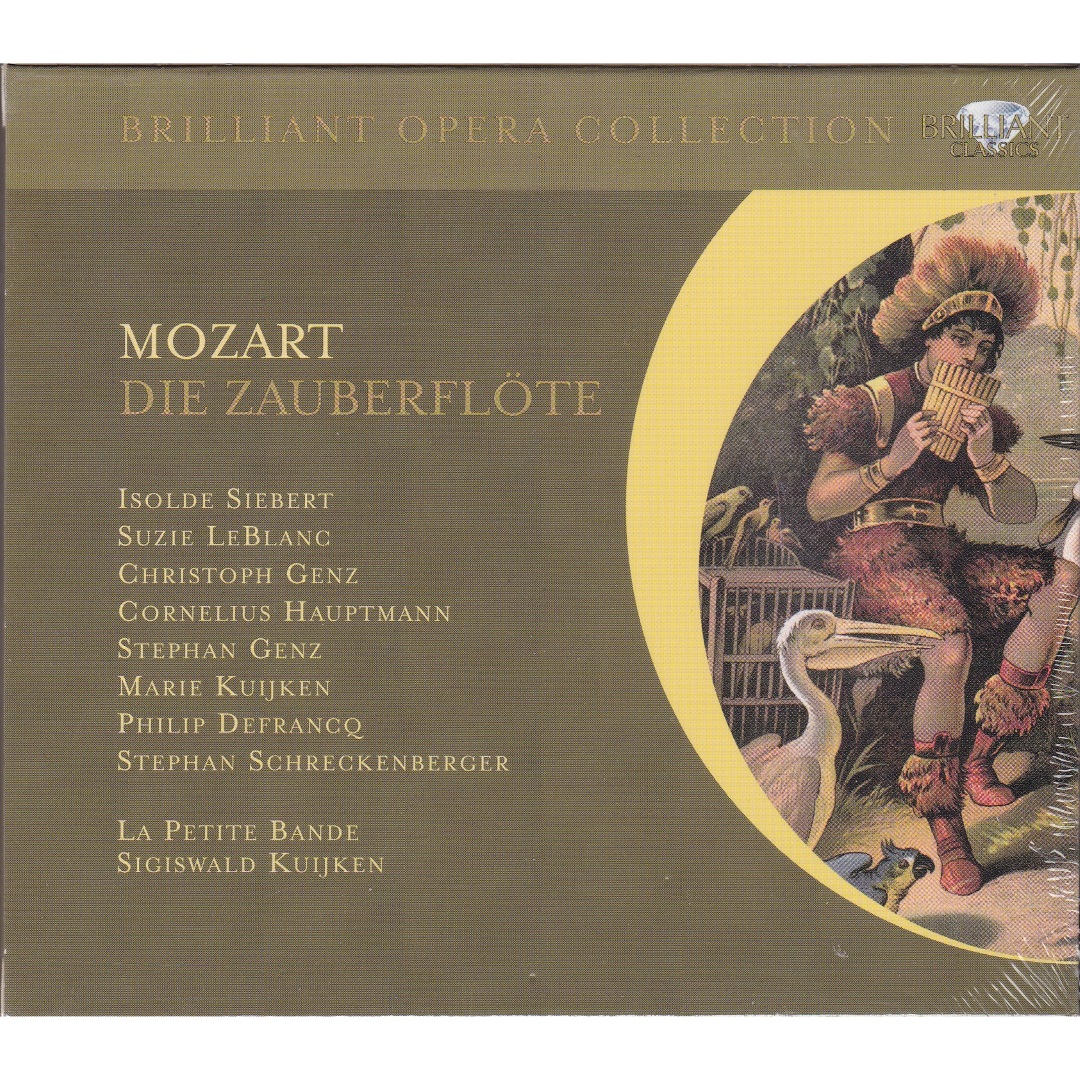 Sigiswald Kuijken (La Petite Bande) / Mozart "Die Zauberflöte" (Волшебная флейта) (Deluxe edition) [3 X CD-Audio] в интернет магазине CD Good