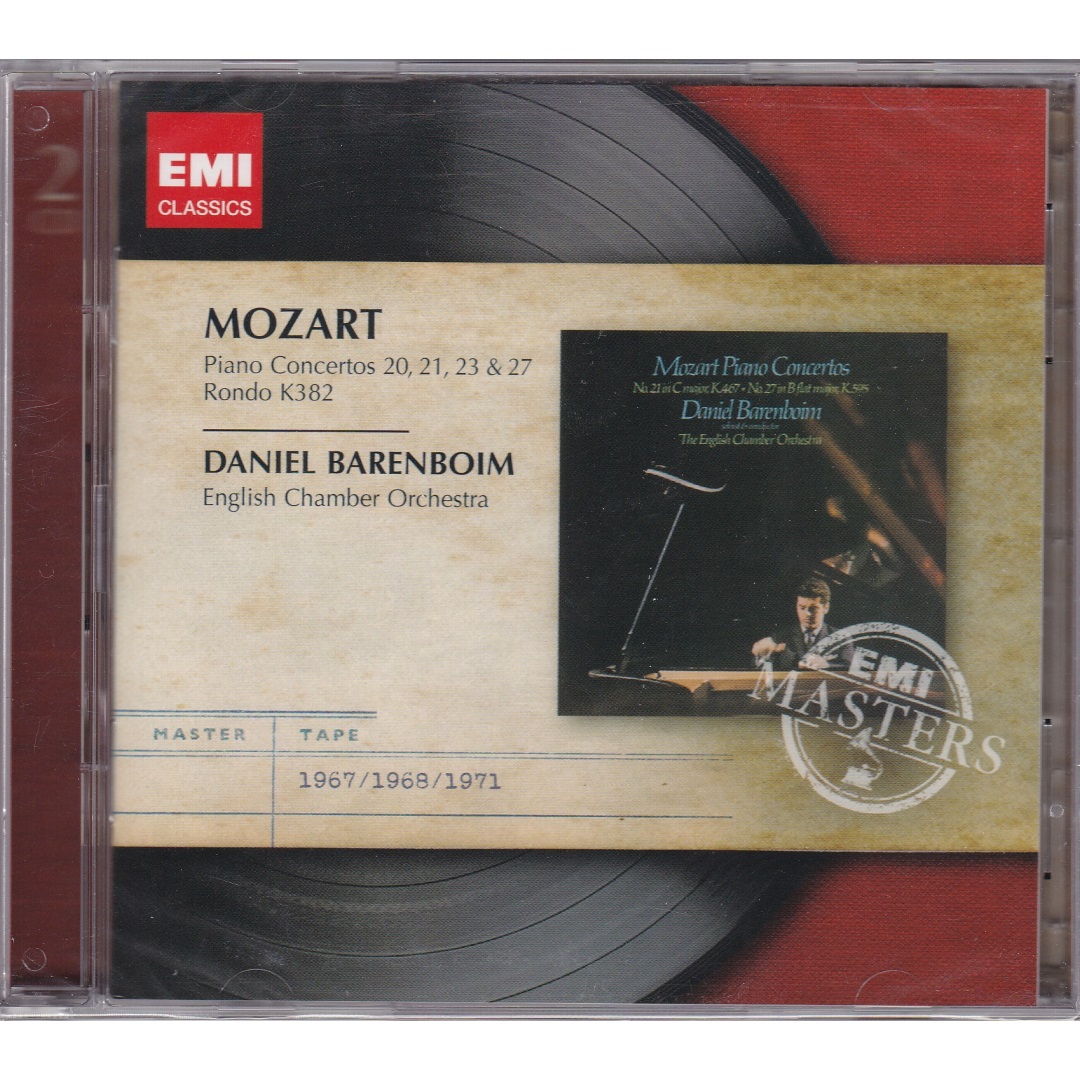 Daniel Barenboim / Mozart (Piano Concertos Nos. 20, 21, 23 & 27, Rondo K382) [2 X CD-Audio] в интернет магазине CD Good