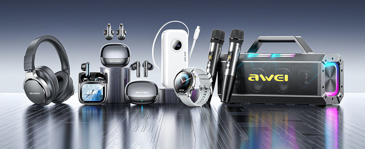 AWEI — глобальный бренд потребительской электроники